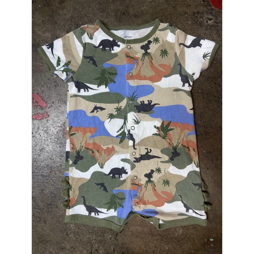 Baby Boy Clothing Lot 18-24M Old Navy Carters Childrens Place Dinosaurs 6 Pieces